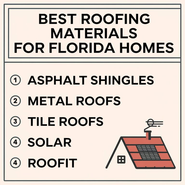 Best Roofing Materials for Florida Homes