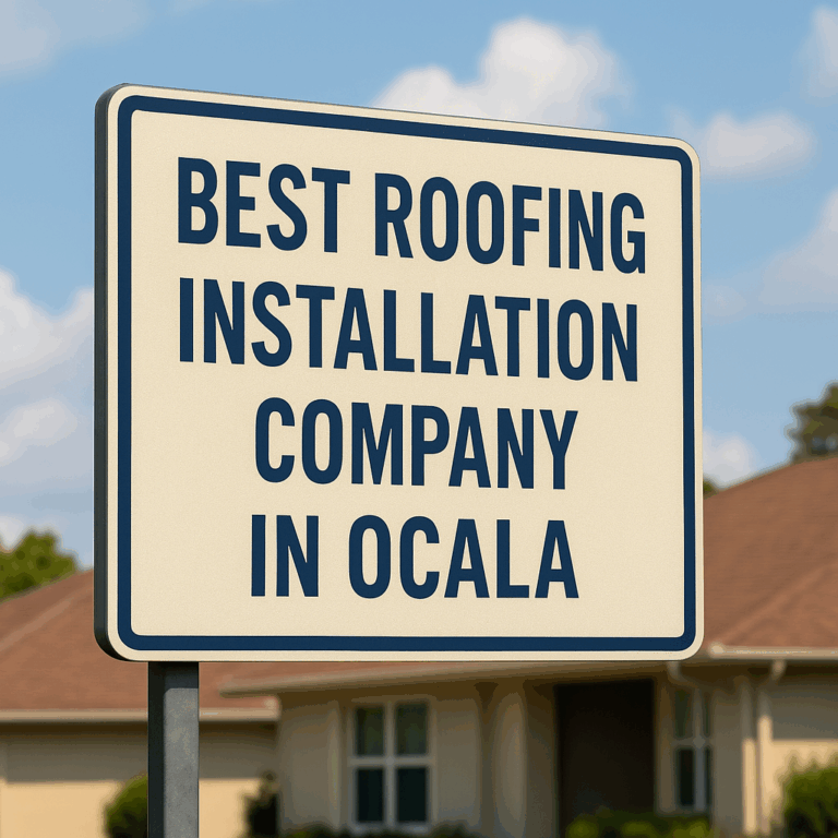 Best Roofing Installation Company in Ocala