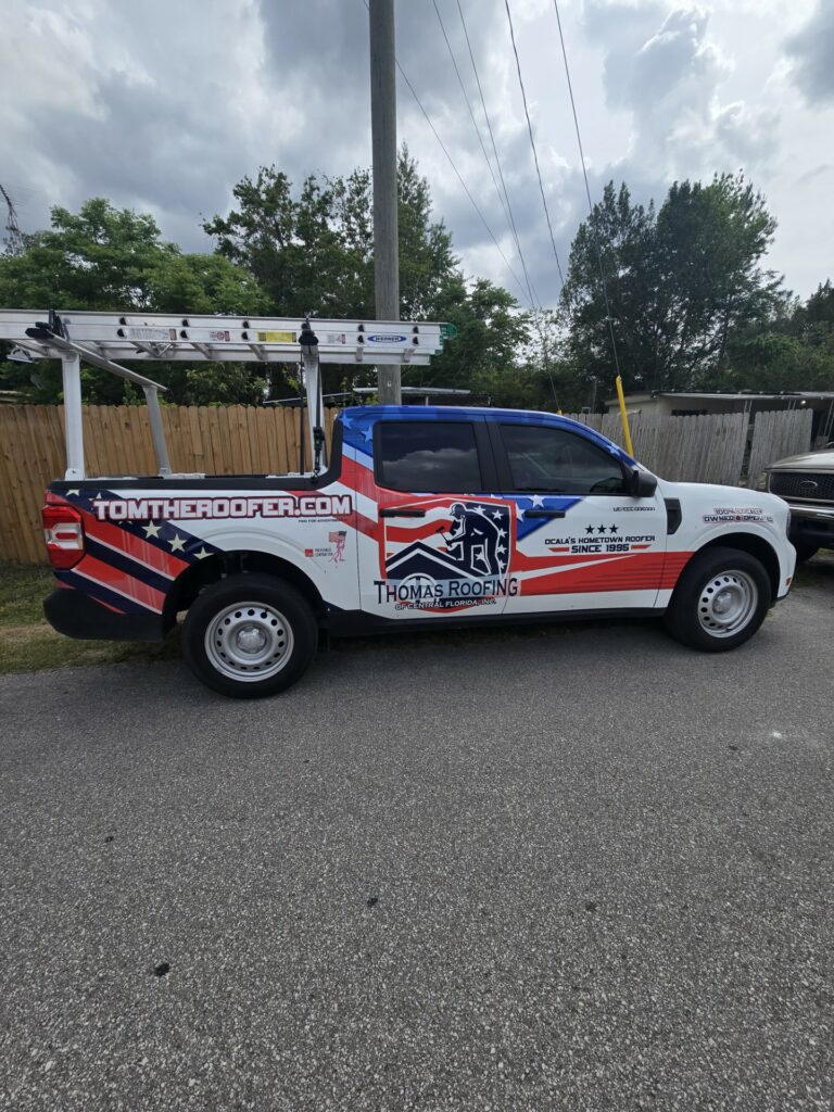 tom the roofer truck